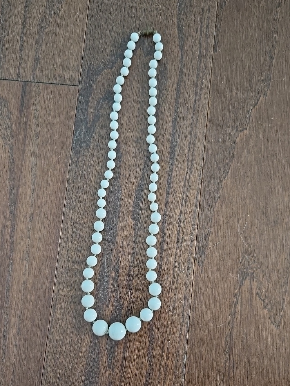 Classic White Beaded Necklace - Women Jewelry